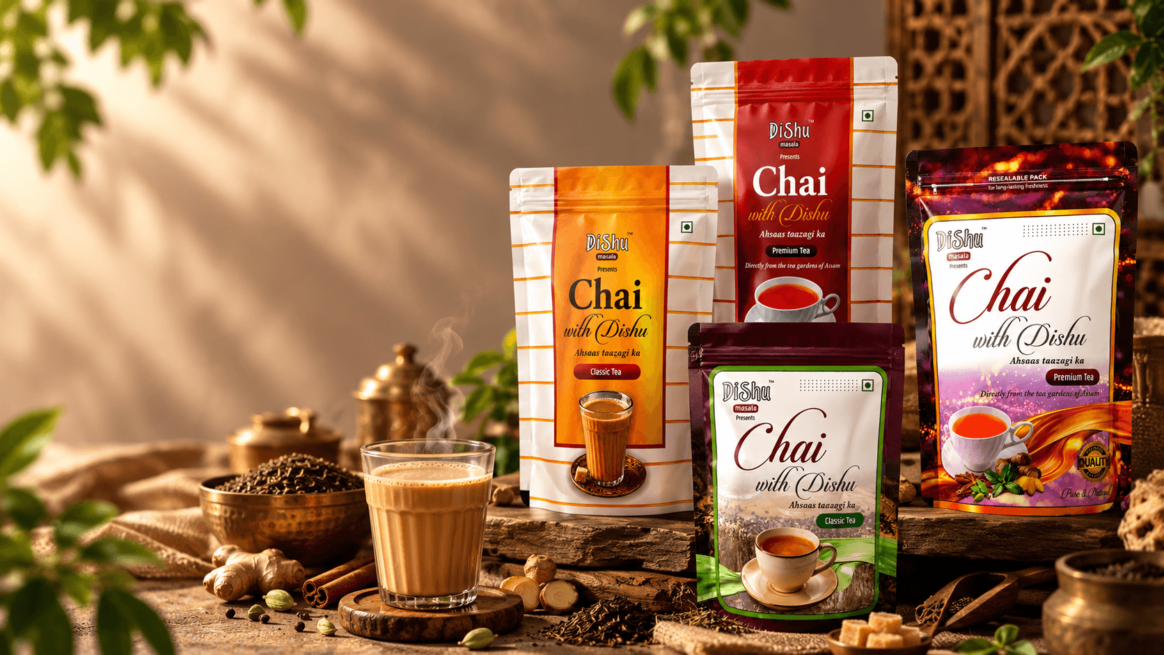 Dishu Masala Black Tea range